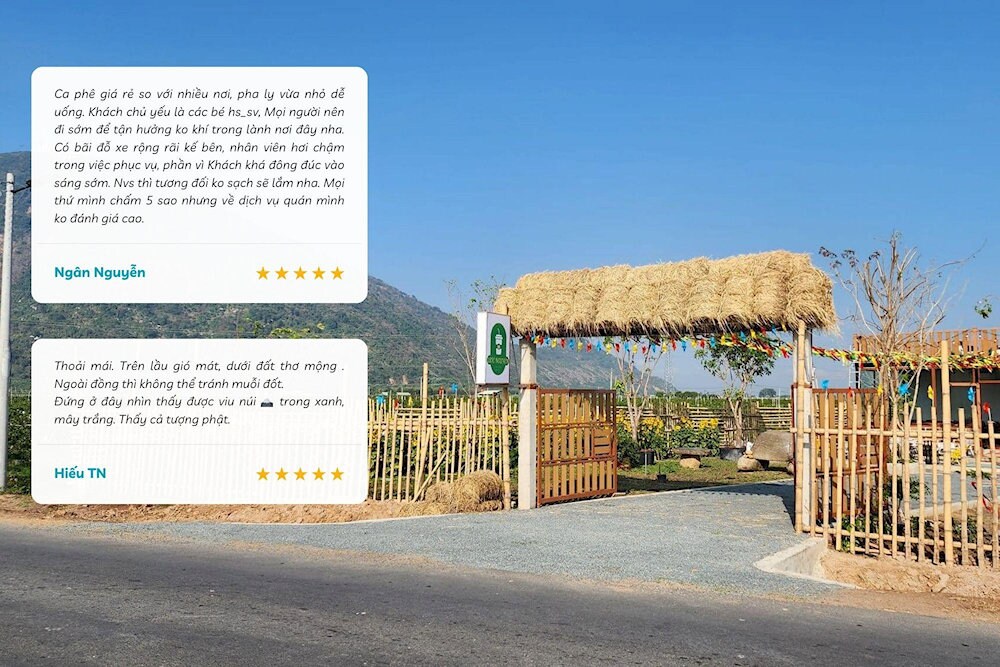 Ước Nguyện Coffee & Tea nhận được nhiều review tốt